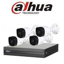 Kit de seguridad Dahua 4 cámaras 1080P, dvr 8 ch, disco duro 1TB